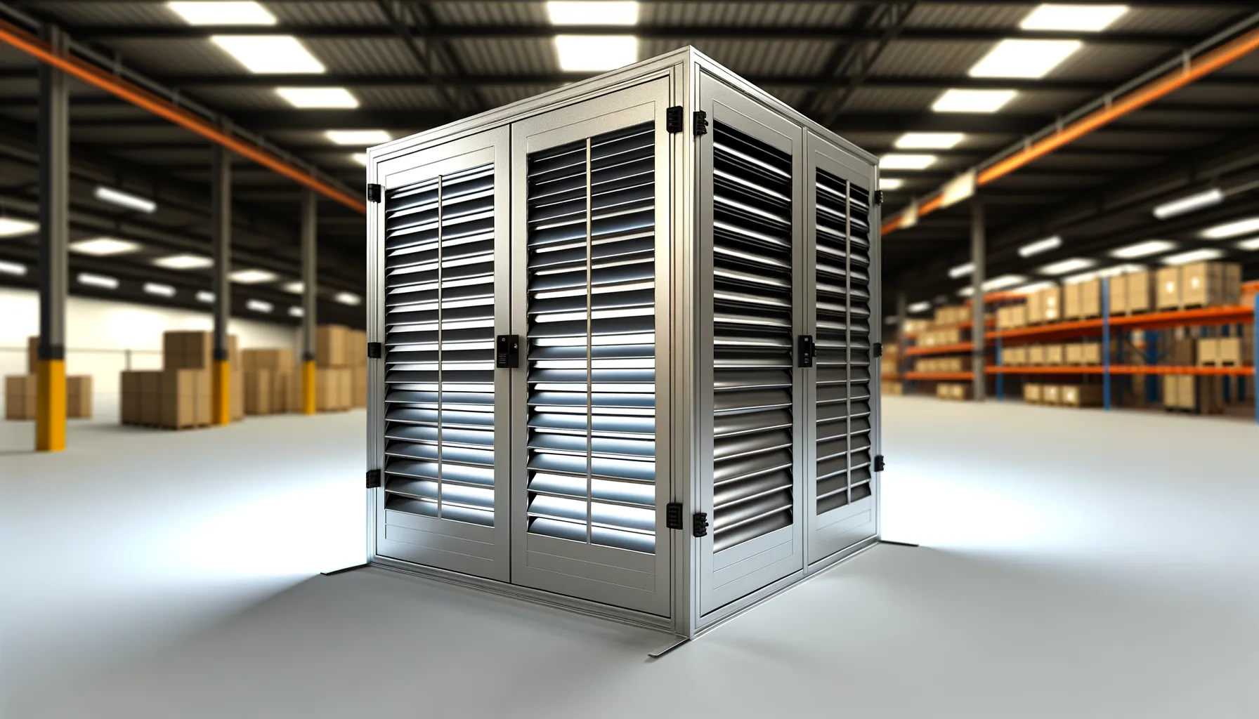 louvred screens enclosures - professional louvred doors available in Salford from UK manufacturers